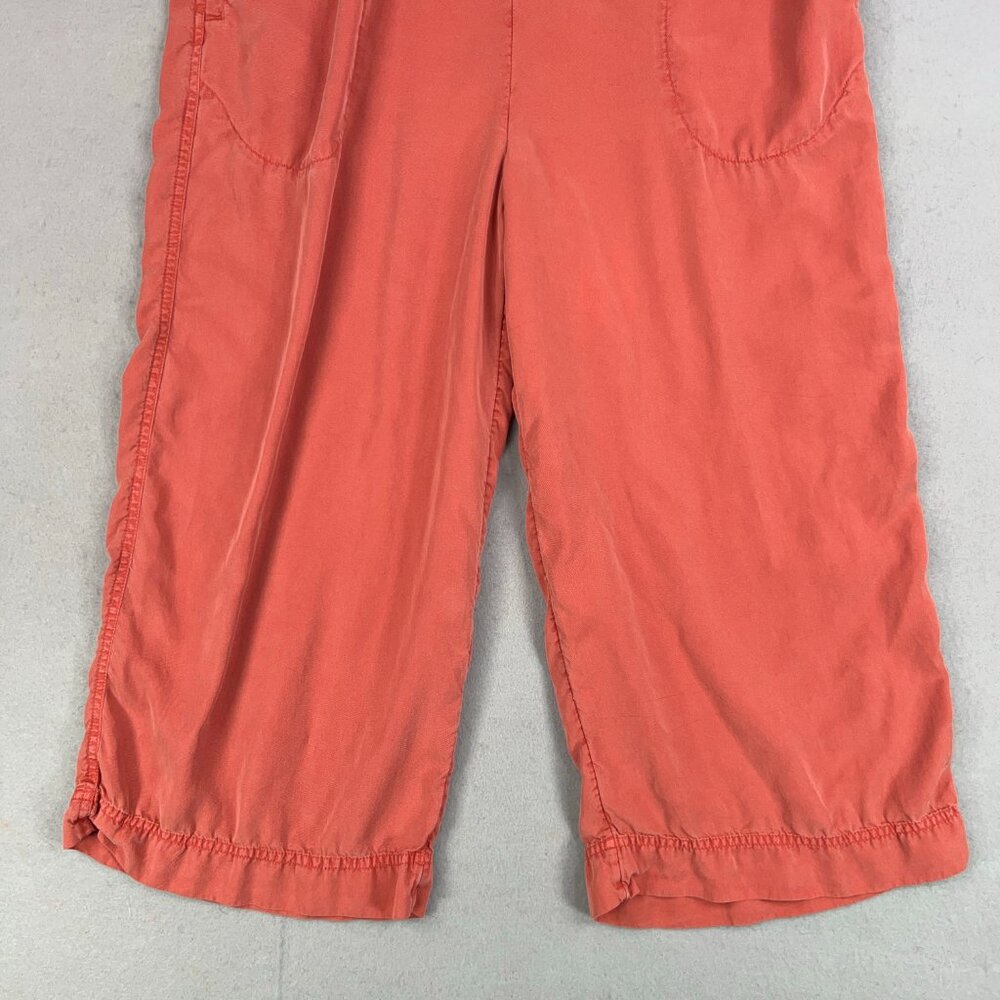 Anthropologie Saturday Sunday Ilene Jumpsuit Womens Medium Coral Wide Boho - Picture 5 of 16